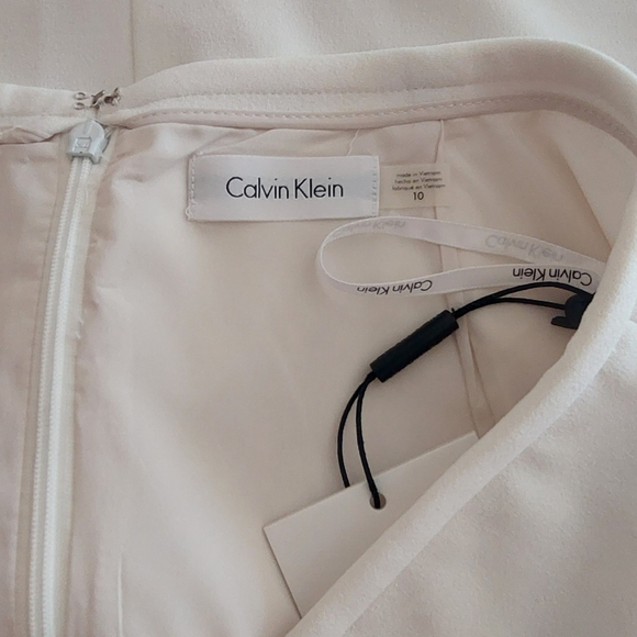 Calvin Klein White Skirt Size 10 - Picture 3 of 4